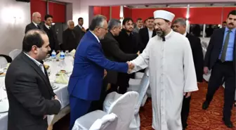 Diyanet İşleri Başkanı Erbaş, Hatay'da Kanaat Önderleriyle Bir Araya Geldi