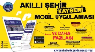 Akıllı Şehir Kayseri' Mobil Uygulaması Kullanılmaya Başlandı