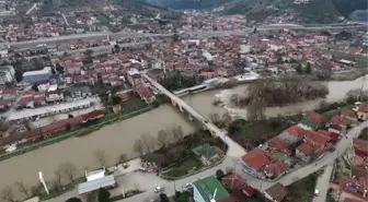 523 Yıllık Tarihi 2. Beyazıt Köprüsü Havadan Görüntülendi