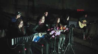 Rize-Çocuk Orkestrası 'Eye Of The Tiger'i Çaldı