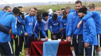 Trabzonspor'da Önce İdman Sonra Doğum Günü