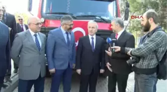 Kayseri Ömer Halisdemir'in Memleketine İtfaiye Aracı Hibe Edildi