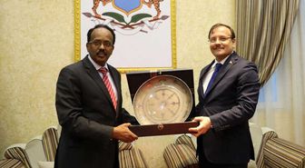 Somali Cumhurbaşkanı Fermacu ile Görüştü
