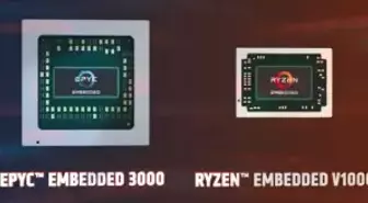 Amd Epyc Embedded ve Ryzen Embedded İşlemcileri Duyurdu
