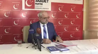 Saadet Partisi Diyarbakır İl Başkanı Bozan'ın Basın Toplantısı