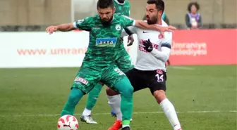 Spor Toto 1. Lig: Ümraniyespor: 1 - Akın Çorap Giresunspor: 0