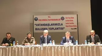 Ereğli'de Halkla Buluşma Toplantısı