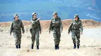 Afrin Harekatı'nın Kadın Subayları, Hedefi 12'den Vuruyor