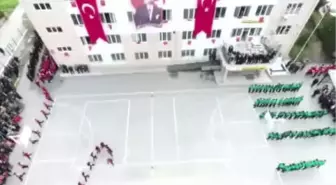 Lise Öğrencilerinden 'Zeytin Dalı' Koreografisi
