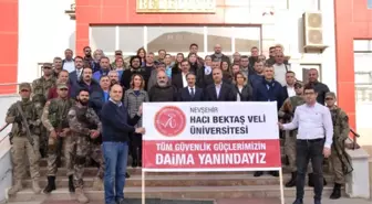Nevşehir Hacı Bektaş Veli Üniversitesinden Suriye Sınırındaki Mehmetçiğe Destek