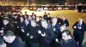 İzmir'de Otobüs Şoförleri, Mehmetçiğe Dua Edip Mesaiye Başlıyor