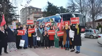 Vicdan Konvoyu' Hatay'a Gitmek Üzere Yola Çıktı