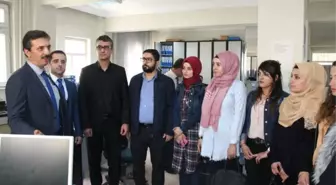 Şırnak Üniversitesi Öğrencileri Defterdarlığı Gezdi