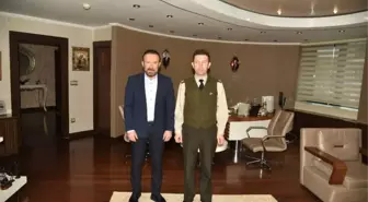 Başkan Doğan, Binbaşı Karagöz'ü Ağırladı