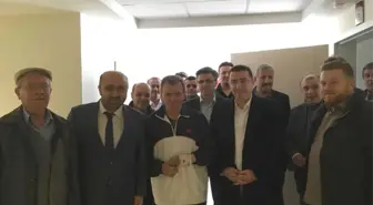 Başkan Bakıcı ve Ömer Döngeloğlu'ndan Hasta Ziyareti