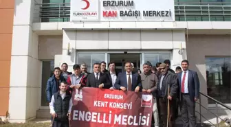 Kent Konseyi 'Can'a Kan Oluyoruz' Sloganıyla Kan Bağışında Bulundu