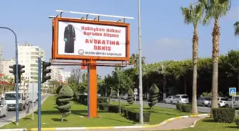 Mersin Barosu'ndan Bilboardlı Bilgilendirme