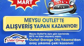 Meysu Outlet'te Araçlar Tertemiz