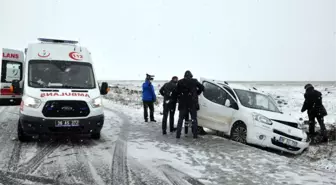 Kars'ta Trafik Kazası: 1 Yaralı