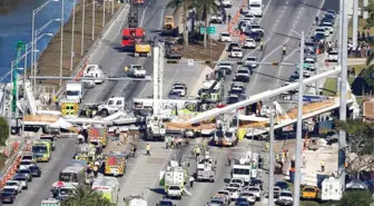 Miami'de Yaya Üst Geçidi Çöktü, Ölü ve Yaralılar Var