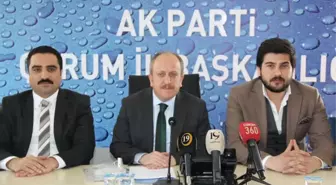 AK Parti Çorum İl Başkanı Mehmet Karadağ;