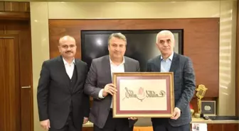 Başkan Çerçi Erol Kaya'yı Ağırladı