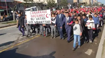 Güroymak'ta 'Şehitlere Saygı' Yürüyüşü