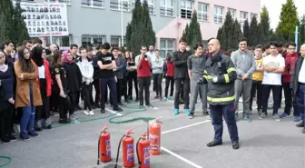 İtfaiye Müdürlüğü'nden Yangın Tatbikatı