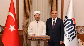 Diyanet İşleri Başkanı Erbaş Malatya Valiliğini Ziyaret Etti