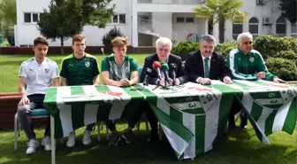 Bursaspor'un Futbol Akademisi'nden 3 Profesyonel İmza