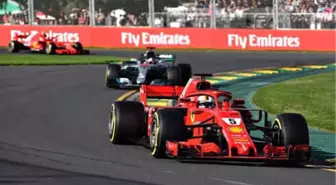 Formula 1'de Açılış Podyumu Vettel'in