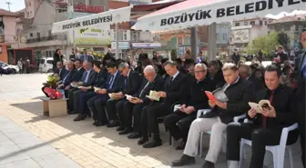 Bozüyük'te Kitap Okuma Etkinliği Düzenlendi