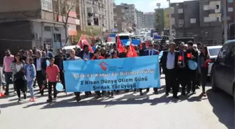 Şırnak'ta Otizm Farkındalık Yürüyüşü Yapıldı