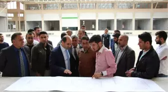 Kaymakam Işıktaş Sebze Halinde İncelemede Bulundu