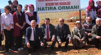 Hüyük'te Şehitler Anısına Hatıra Ormanı