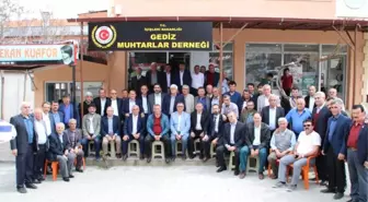 Kütahyalı Muhtarlar Gediz'de Yemekte Buluştu