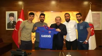 Karabükspor Futbolcularından Başkan Vergili'ye Ziyaret