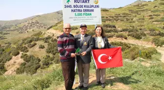 Rotary'den 5 Bin Fidanlık Hatıra Ormanı