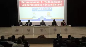 Beyşehir'de Cumhurbaşkanlığı Yönetim Sistemi Konulu Konferans