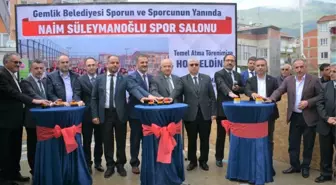 Naim Süleymanoğlu Spor Salonu'nun Temeli Atıldı