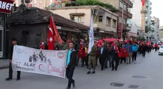 Osmaniye'de 57. Alay Anma Vefa Yürüyüşü