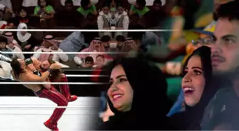 Suudi Arabistan'da Yine Bir İlk: Amerikan Güreşi Müsabakası Yapıldı