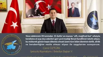 Kaymakam Öztürk'ten 'Berat Kandili' Mesajı