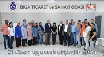 Biga Tso'da 21. Dönem Girişimcilik Eğitimi Sona Erdi