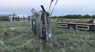 Kontrolden Çıkan Otomobil Takla Attı: 1 Ölü, 1 Ağır Yaralı