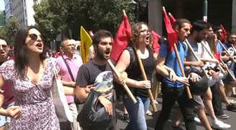 Atina'da 1 Mayıs Kutlamaları