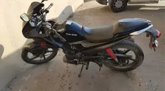 Çalıntı Motosiklet Terk Vaziyette Bulundu