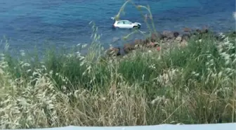 Bodrum'da 50 Metrelik Uçurumdan Denize Uçtular