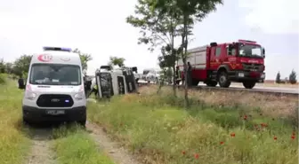 Şarampole Devrilen Beton Mikserinin Sürücüsü Öldü