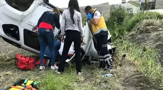 Tekirdağ'da Otomobil Takla Attı: 1 Yaralı